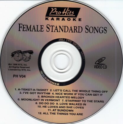 NuTech PHV04 - Female Standard Songs