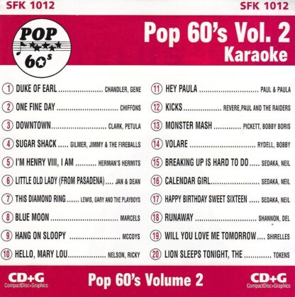 Song Factory SFK1012 - Pop 60’s Volume 2
