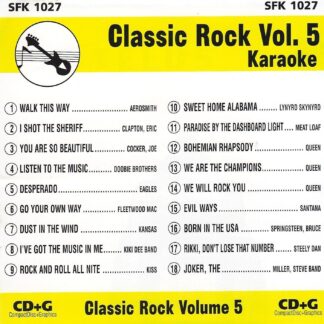Song Factory SFK1027 - Classic Rock Volume 5