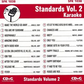 Song Factory SFK1038 - Standards Volume 2
