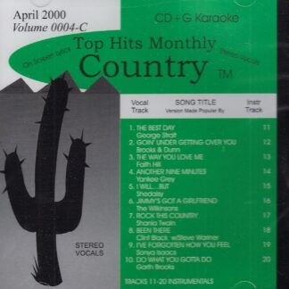 Top Hits Monthly THC0004 - Country April 2000