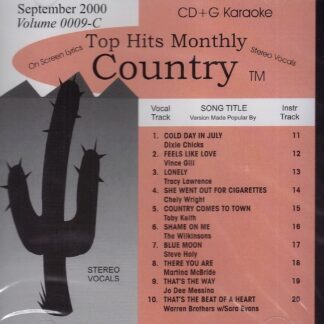 Top Hits Monthly THC0009 - Country September 2000