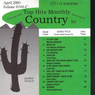Top Hits Monthly THC0104 - Country April 2001