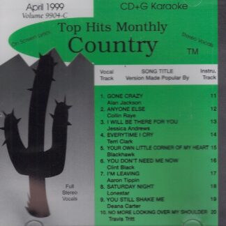 Top Hits Monthly THC9904 - Country April 1999