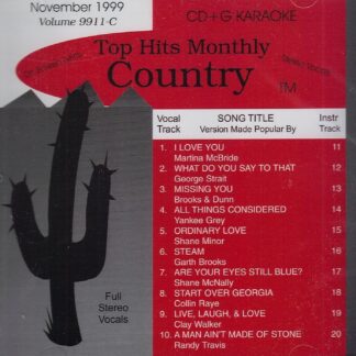 Top Hits Monthly THC9911 - Country November 1999