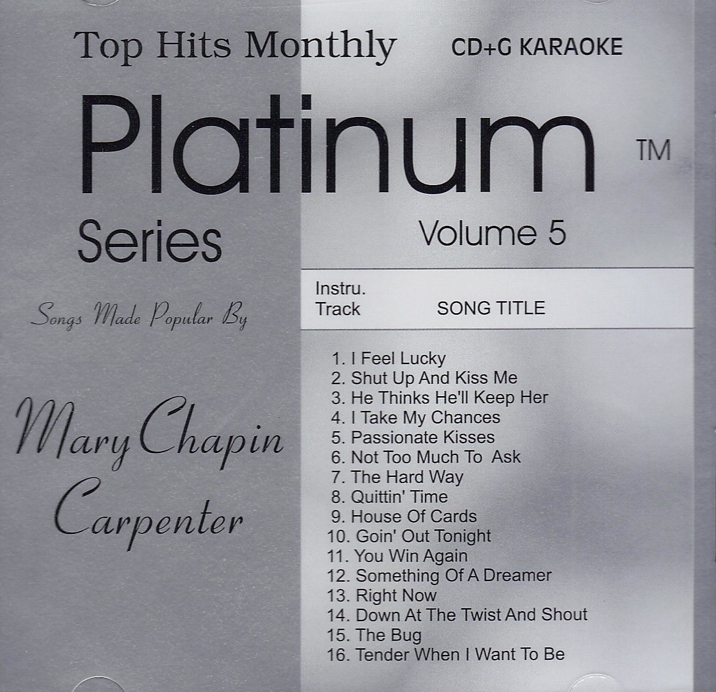 Top Hits Monthly THPL05 - Mary Chapin Carpenter