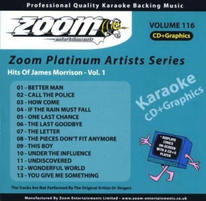 Zoom Karaoke - Hits of James Morrison