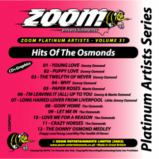 Zoom Karaoke - Hits of the Osmond