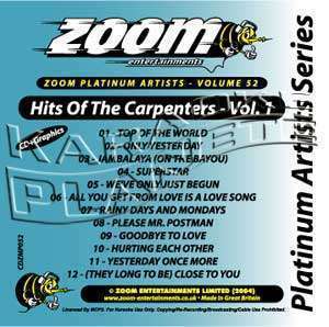 Hits of the Carpenters - Volume 1 <span class="nowrap">• Zoom Karaoke</span>