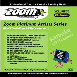 Zoom Karaoke - Hits of the Drifters and Billy Ocean - Volume 2