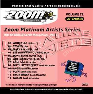 Hits of Dido and Sarah McLachlan - Volume 1 <span class="nowrap">• Zoom Karaoke</span>