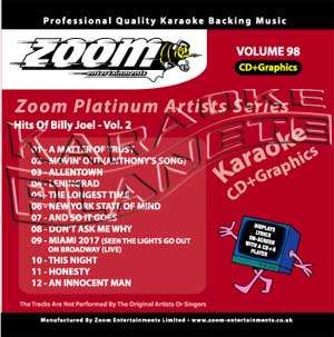 Zoom Karaoke - Hits of Billy Joel - Volume 2