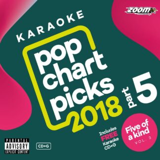 Zoom Karaoke ZPCP218VZFK3 - Pop Chart Picks 2018 - Part 5 + Five Of a Kind - Volume 3 (Ladies of Soul)