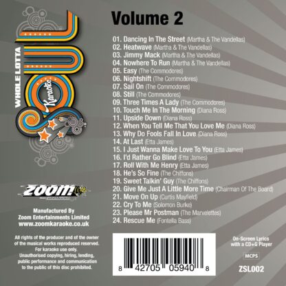 Zoom Karaoke - Whole Lotta Soul - Volume 2 Titles