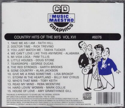 Country Hits of the 90’s Volume XVI
