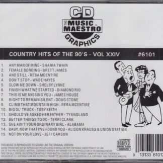 Country Hits of the 90’s Volume XXIV