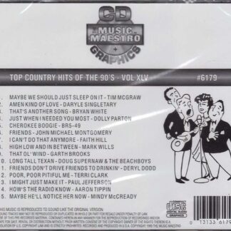 Top Country Hits of the 90’s - Volume XLV