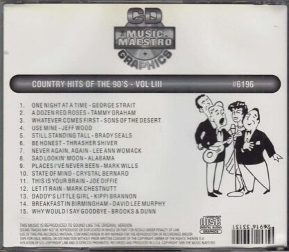 Country Hits of the 90’s - Volume LIII
