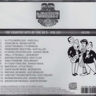 Top Country Hits of the 90’s - Volume LIV