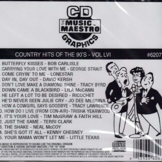 Country Hits of the 90’s - Volume LVI