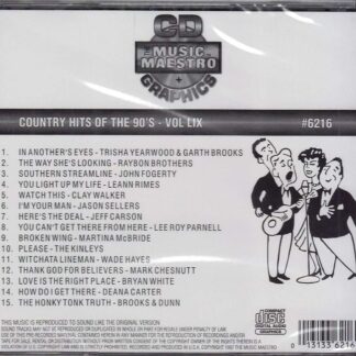 Country Hits of the 90’s - Volume LIX