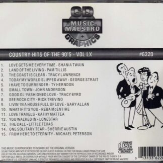 Country Hits of the 90’s - Volume LX