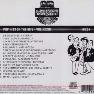 Pop Hits of the 90’s - Volume XXXIII