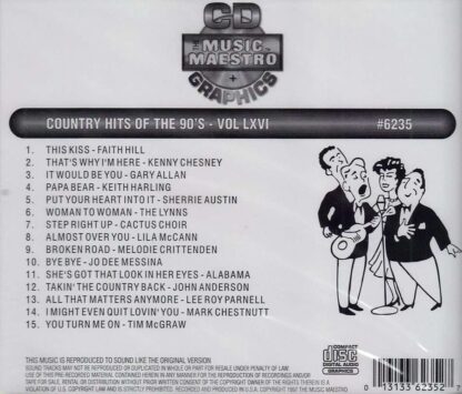 Country Hits of the 90’s - Volume LXVI