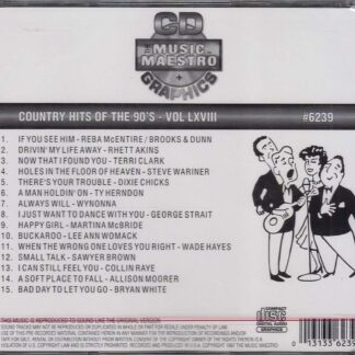 Country Hits of the 90’s - Volume LXVIII