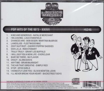 Pop Hits of the 90’s - Volume XXXVI