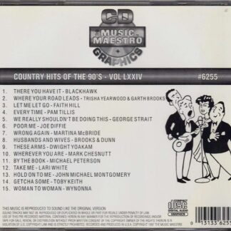 Country Hits of the 90’s - Volume LXXIV