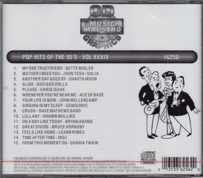 Pop Hits of the 90’s - Volume XXXIX