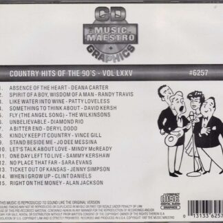 Country Hits of the 90’s - Volume LXXV