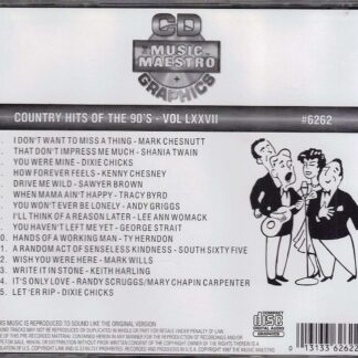 Country Hits of the 90’s - Volume LXXVII