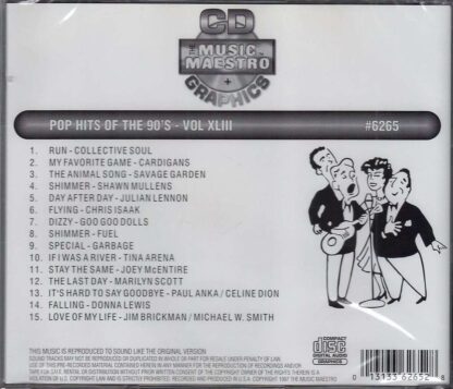 Pop Hits of the 90’s - Volume XLIII