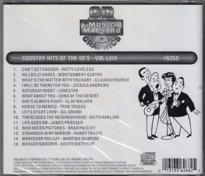 Country Hits of the 90’s - Volume LXIX
