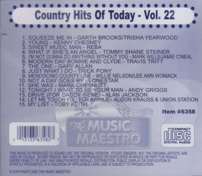Country Hits of Today - Volume 22