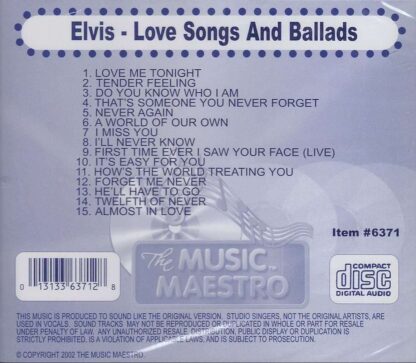 Elvis - Love Song and Ballads