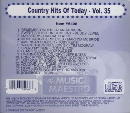 Country Hits of Today - Volume 35
