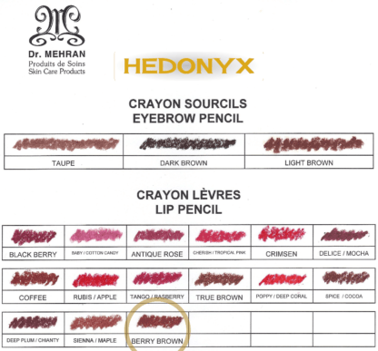 Lip pencil berry brown