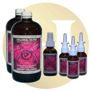 Colloidal Silver Set for Two Persons • Mirax