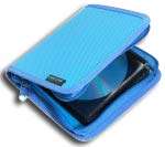 Blue case for 24 CDs, DVDs