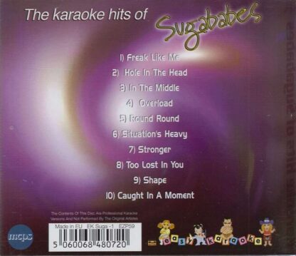 The karaoke hits of Sugababes