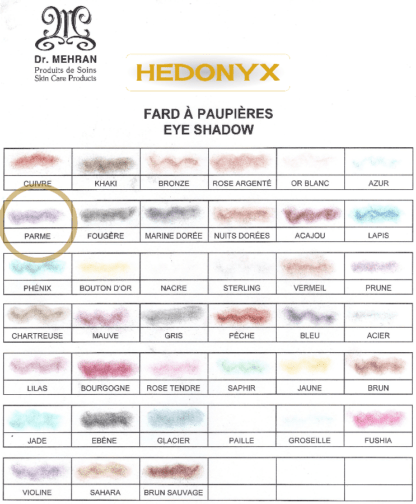 Eye shadow Parme