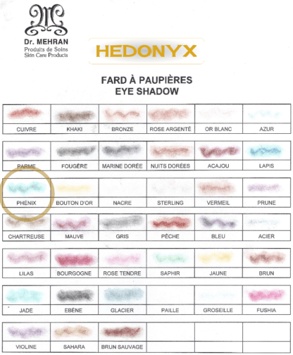 Eye shadow Phénix