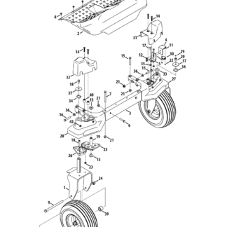 Front axle Cub Cadet Electric