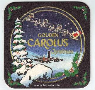 Gouden Carolus Christmas Coasters