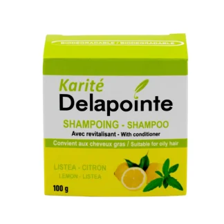 Lemon and Listea Conditioner Bar Shampoo • Karité Delapointe