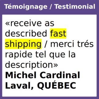 Témoignage / Testimonial fast rapide Laval