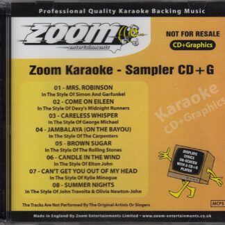 Zoom Karaoke ZMDEM1 - FREE Sampler CD+G